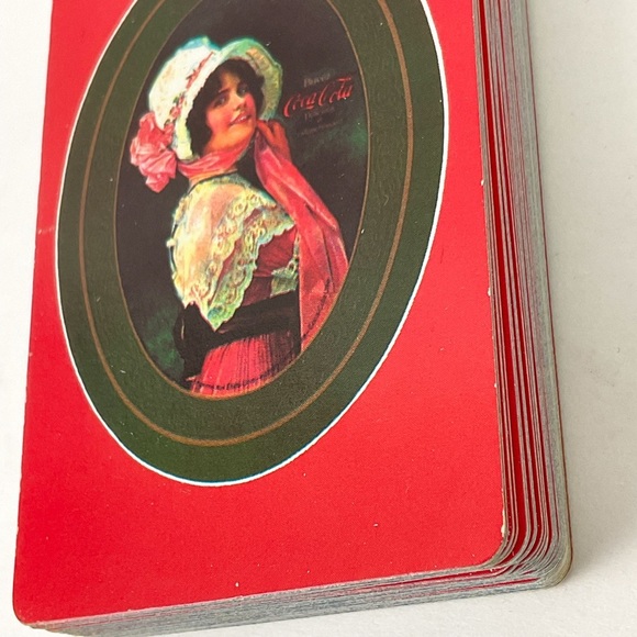 Vintage 70s Classic Coca Cola double deck playing cards, never used complete set - Picture 3 of 5